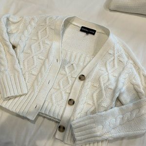 Kendall & Kylie Matching Knit Cardigan and Tank